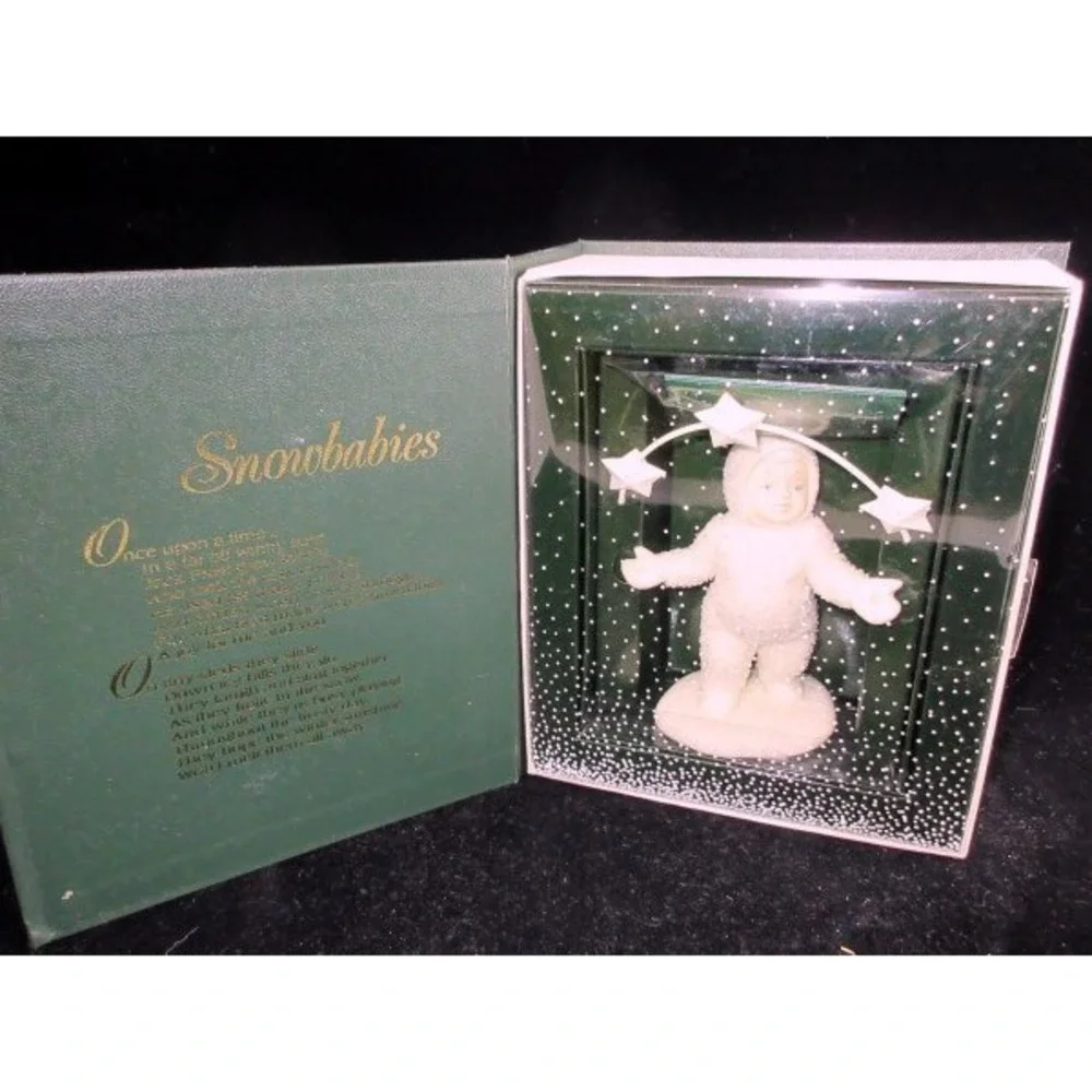 Dept‎ 56 Snowbabies Winter Tales Look What I Can Do #68195 Bisque Figurine